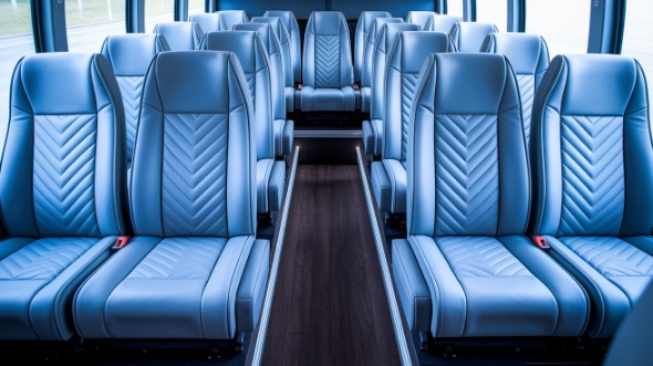 15 passenger minibus interior