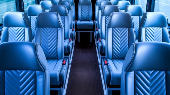 18 passenger minibus interior