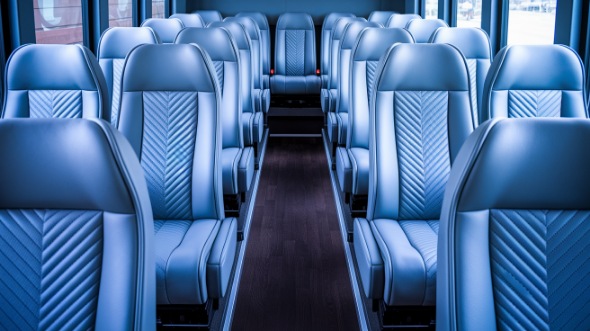 28 passenger minibus interior