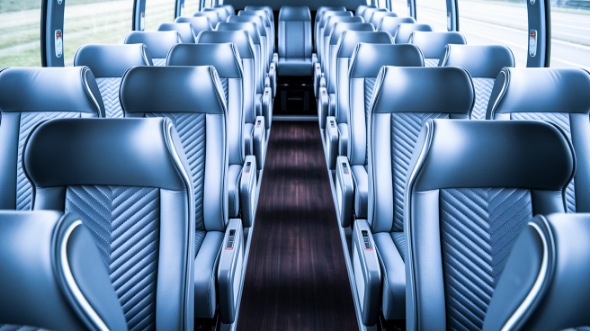 50 passenger charter bus interior
