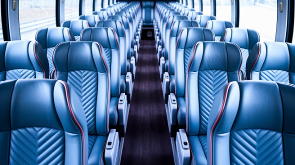 54 passenger charter bus interior