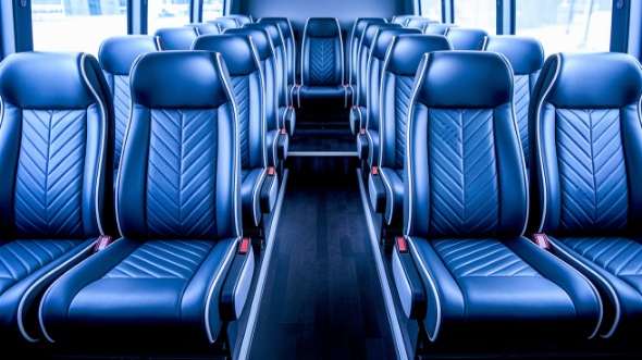 chicago 18 passenger minibus inside
