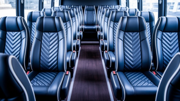 chicago 25 passenger minibus inside
