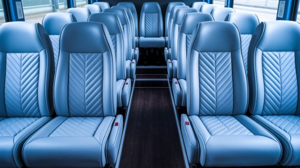 chicago 25 passenger minibus interior