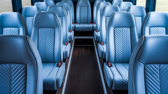 chicago 28 passenger minibus inside