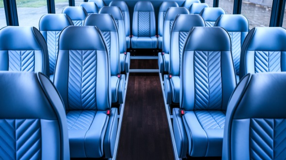 chicago 35 passenger minibus inside