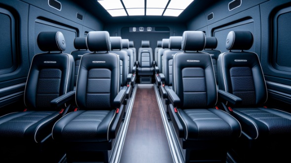 sprinter van with driver interior